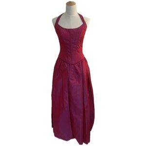 Elegant Red Evening Gown